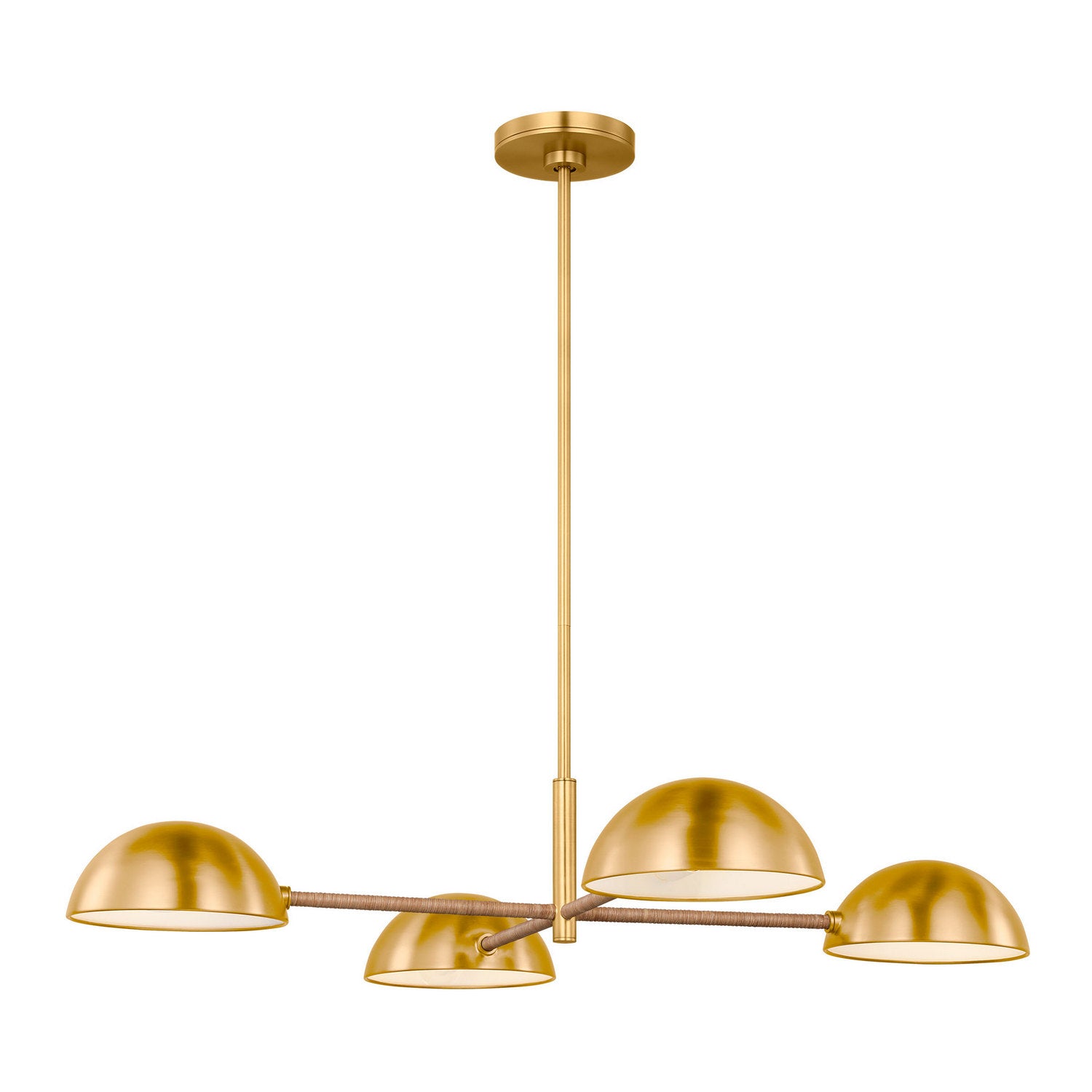Visual Comfort Studio - LXC1134BBS - Four Light Chandelier - Balleroy - Burnished Brass