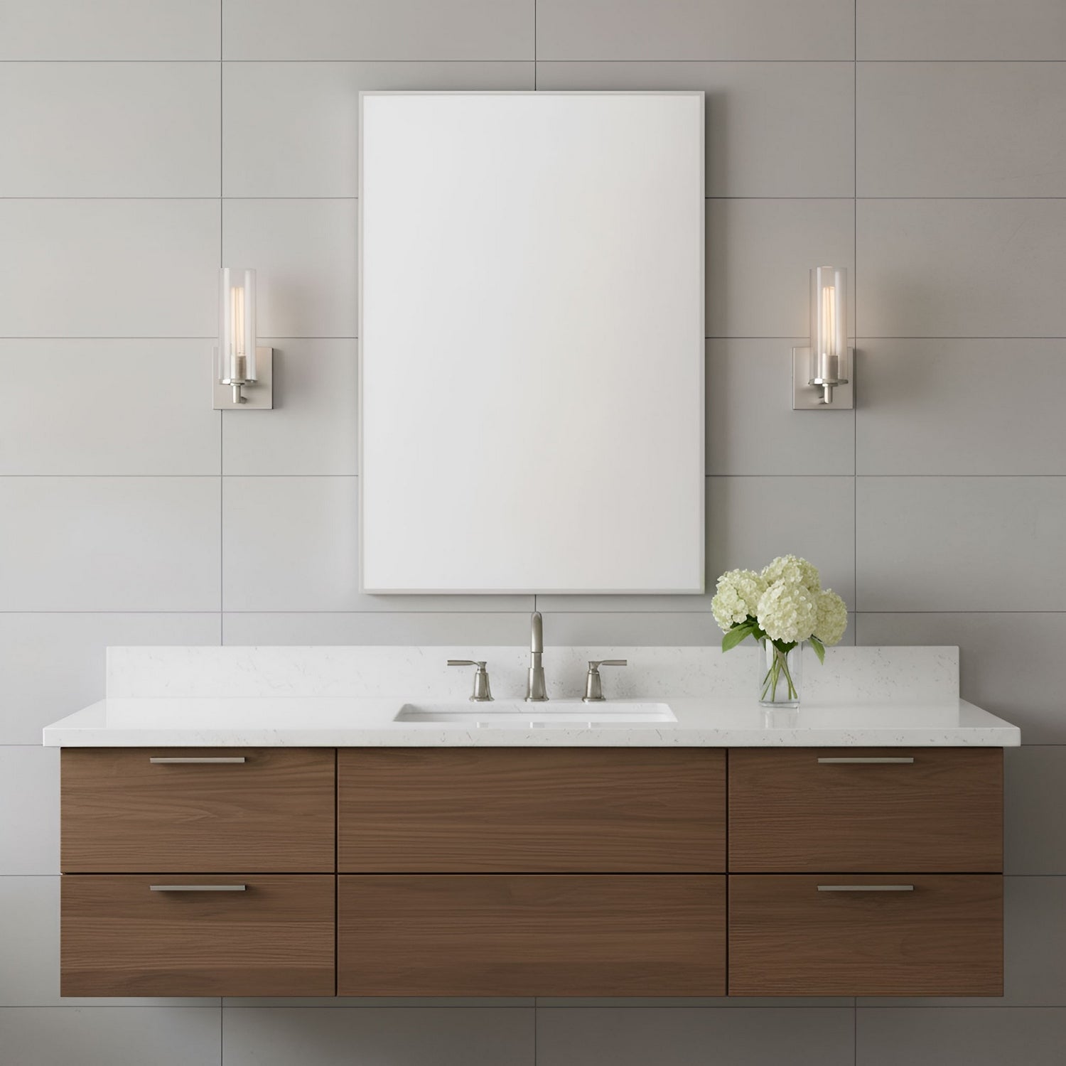 Visual Comfort Studio - DJW1101BS - One Light Wall Sconce - Sarita - Brushed Nickel