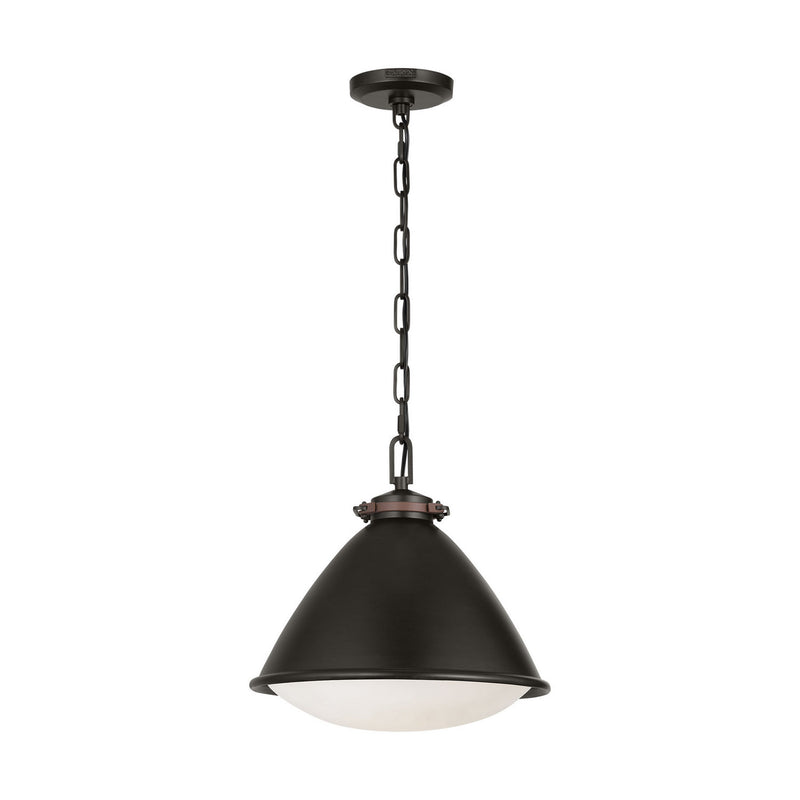 Visual Comfort Studio - LP1111AI - One Light Pendant - Hayward - Aged Iron