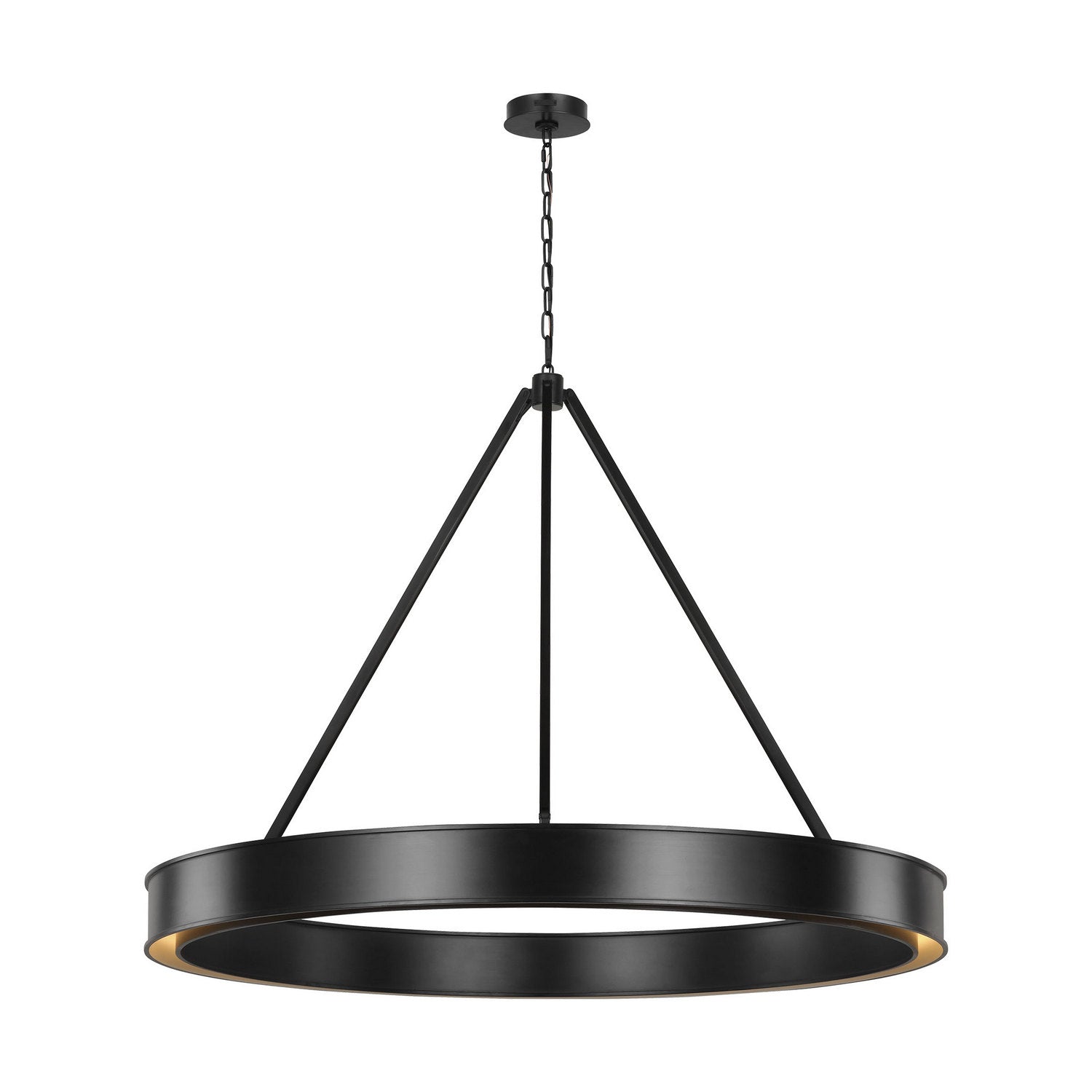 Visual Comfort Studio - LC1231AI-L1 - LED Chandelier - Leonard - Aged Iron