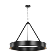 Visual Comfort Studio - LC1221AI-L1 - LED Chandelier - Leonard - Aged Iron