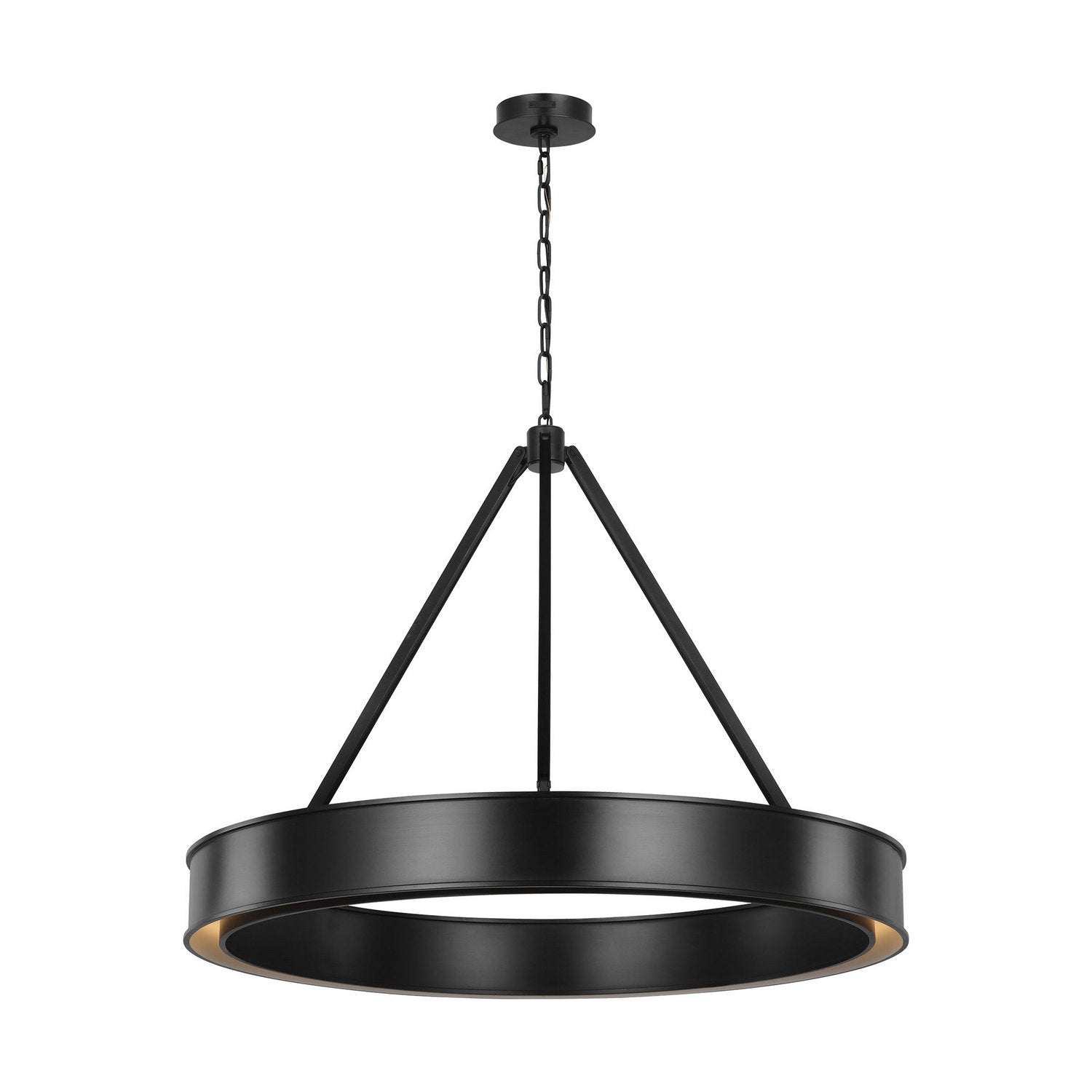 Visual Comfort Studio - LC1221AI-L1 - LED Chandelier - Leonard - Aged Iron