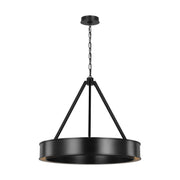 Visual Comfort Studio - LC1211AI-L1 - LED Chandelier - Leonard - Aged Iron