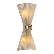 Troy Lighting - B8021-PBR - Two Light Wall Sconce - Dell - Patina Brass