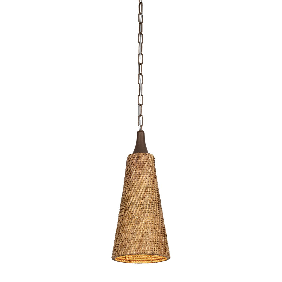 Troy Lighting - F2709-BRL - One Light Pendant - Kenzo - Bronze Leaf
