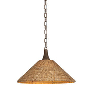 Troy Lighting - F2721-BRL - One Light Pendant - Kenzo - Bronze Leaf