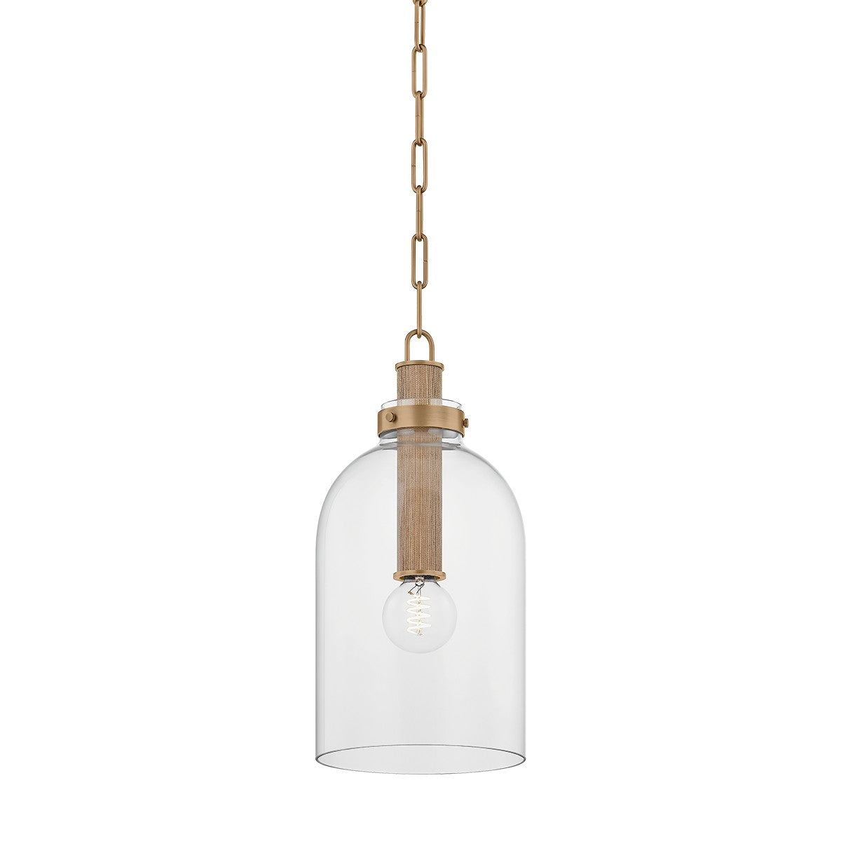 Troy Lighting - F4909-PBR - One Light Pendant - Kori - Patina Brass