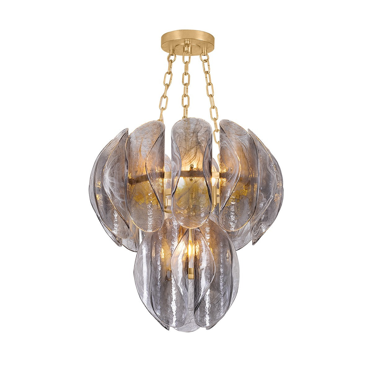 Corbett Lighting - 518-24-VGL - Five Light Chandelier - Anatase - Vintage Gold Leaf