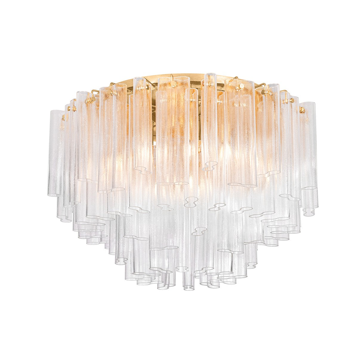 Corbett Lighting - 502-34-VGL - 15 Light Semi Flush Mount - Varenna - Vintage Gold Leaf
