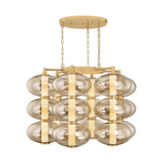 Corbett Lighting - 504-42-VB - LED Chandelier - Toulouse - Vintage Brass
