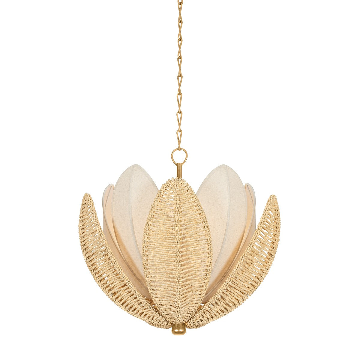 Corbett Lighting - 513-24-VGL - Five Light Chandelier - Costa Brava - Vintage Gold Leaf