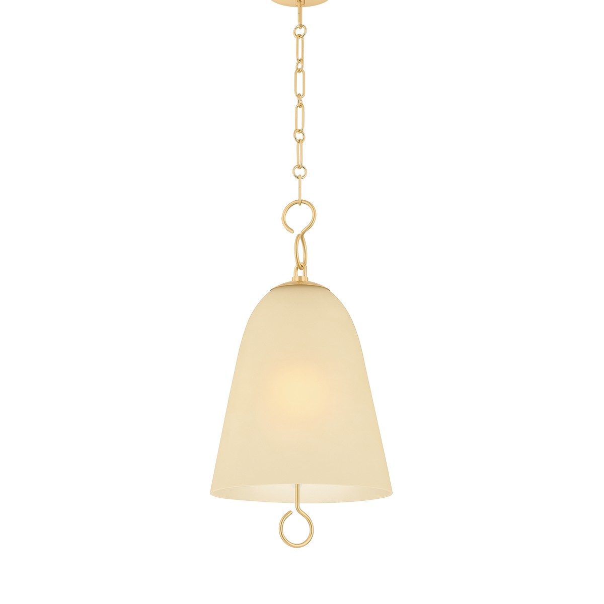 Mitzi - H1058701S-AGB - One Light Pendant - Christine - Aged Brass