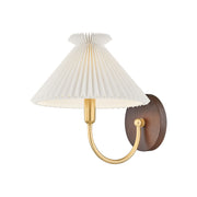 Mitzi - H1079101-AGB - One Light Wall Sconce - Acacia - Aged Brass