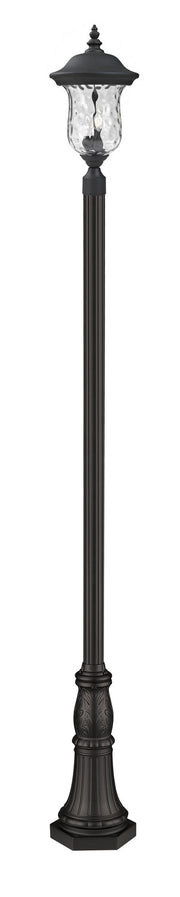 Z-Lite - 533PHB-518P-BK - Three Light Outdoor Post Mounted Fixture - Armstrong - Black