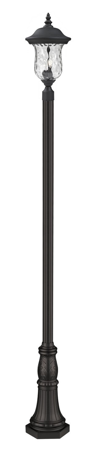 Z-Lite - 533PHB-518P-BK - Three Light Outdoor Post Mounted Fixture - Armstrong - Black