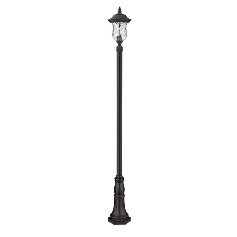 Z-Lite - 533PHB-518P-BK - Three Light Outdoor Post Mounted Fixture - Armstrong - Black