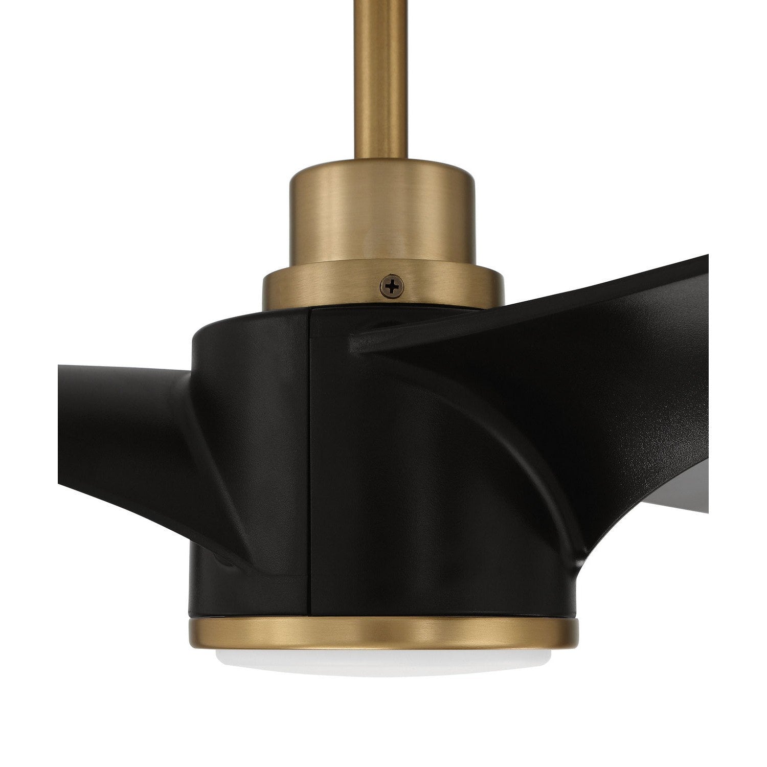 Craftmade - PHB60FBSB3-NWF - 60" Ceiling Fan - Phoebe 60" Indoor Ceiling Fan without Wifi - Flat Black/Satin Brass