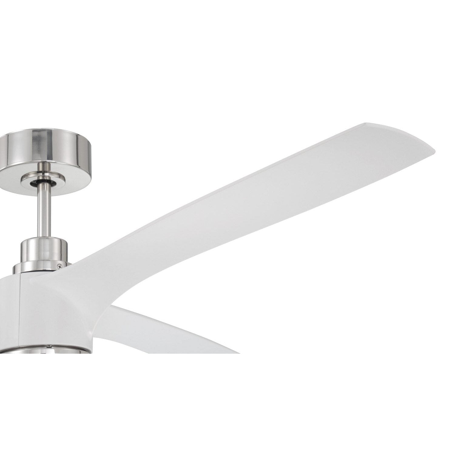 Craftmade - PHB60WPLN3-NWF - 60" Ceiling Fan - Phoebe 60" Indoor Ceiling Fan without Wifi - White/Polished Nickel