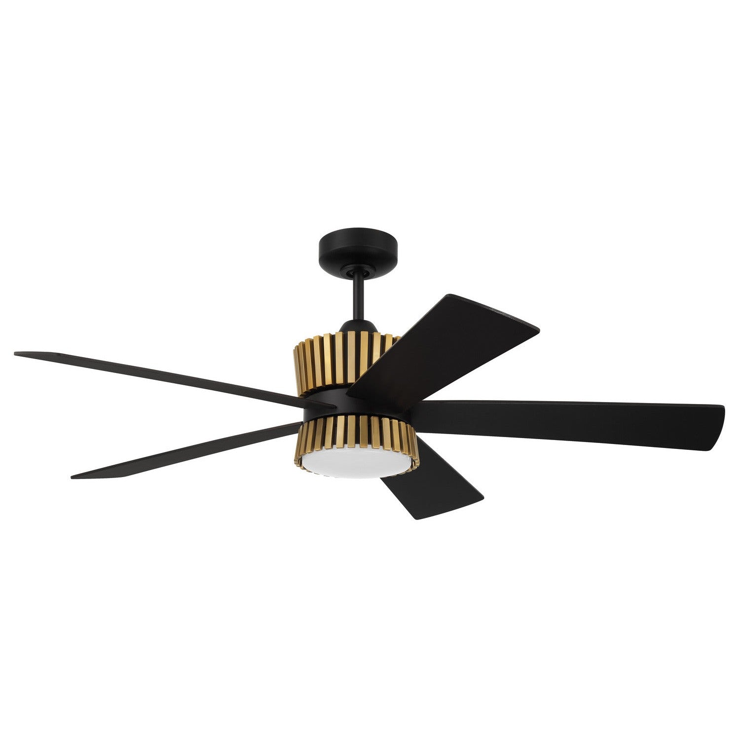 Craftmade - TRY52FBSB5-NWF - 52" Ceiling Fan - Theiry 52" Ceiling Fan no Wifi - Flat Black/Satin Brass
