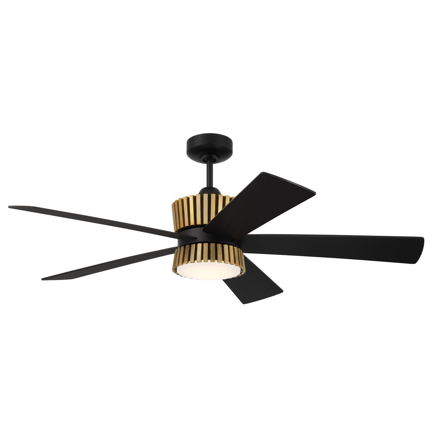 Craftmade - TRY52FBSB5-NWF - 52" Ceiling Fan - Theiry 52" Ceiling Fan no Wifi - Flat Black/Satin Brass