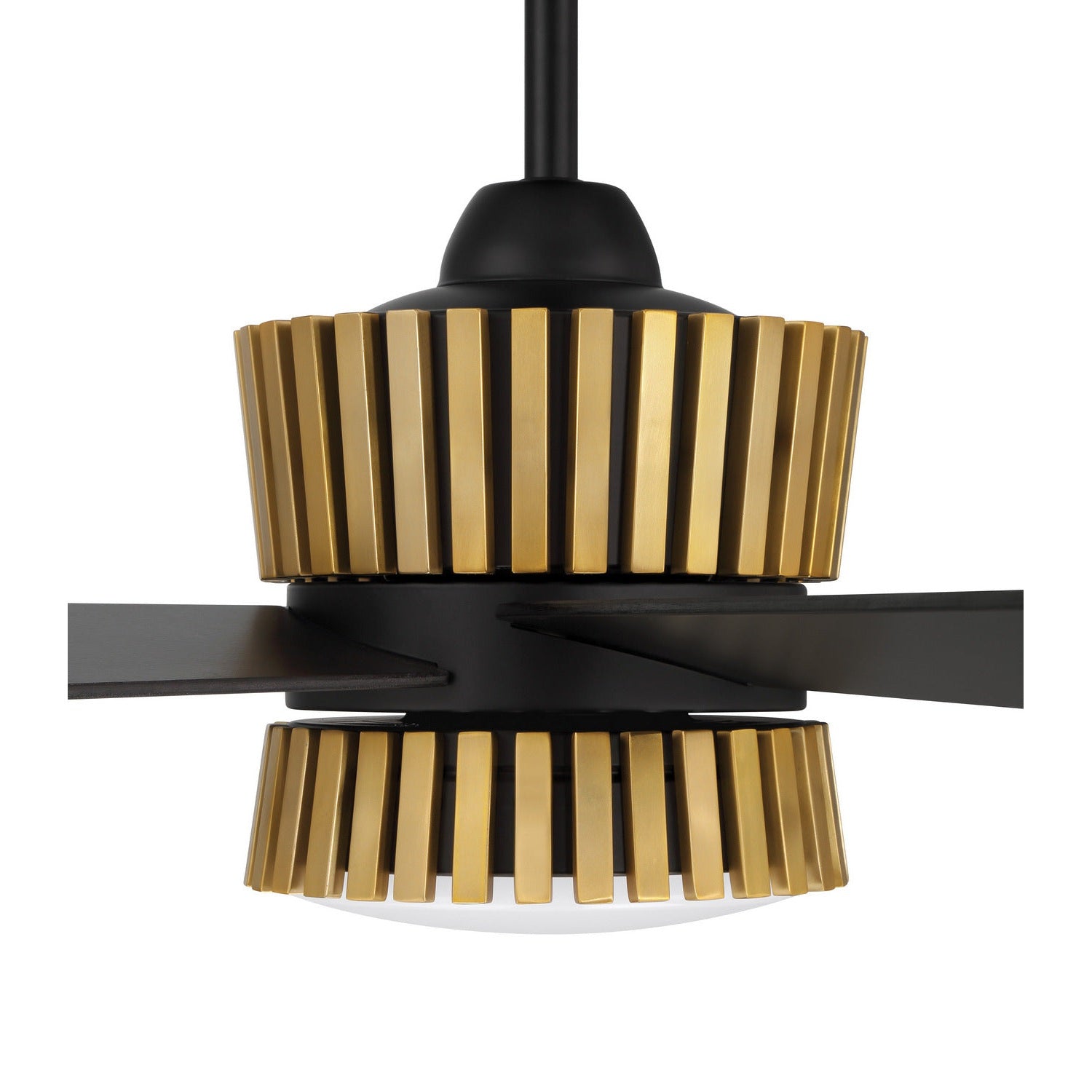 Craftmade - TRY52FBSB5-NWF - 52" Ceiling Fan - Theiry 52" Ceiling Fan no Wifi - Flat Black/Satin Brass