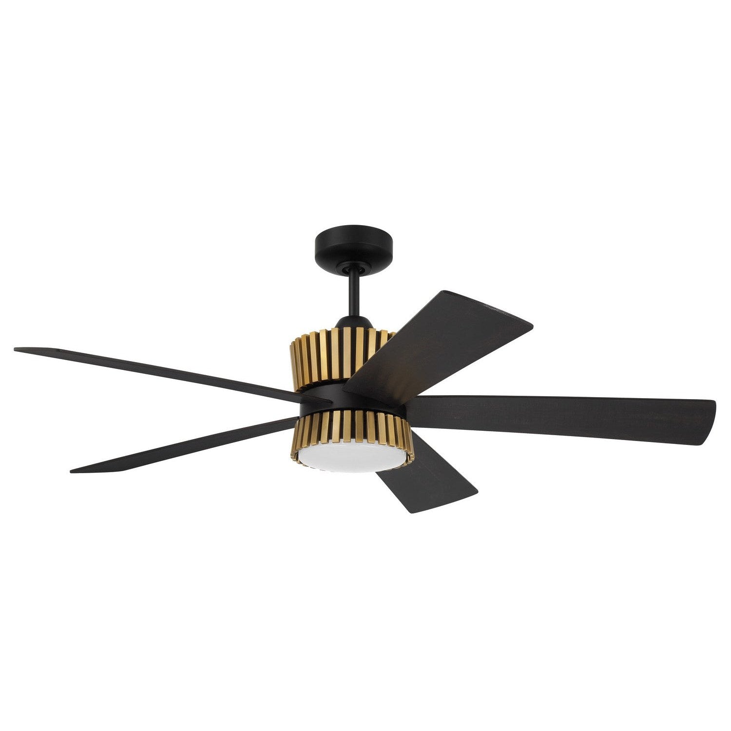 Craftmade - TRY52FBSB5-NWF - 52" Ceiling Fan - Theiry 52" Ceiling Fan no Wifi - Flat Black/Satin Brass