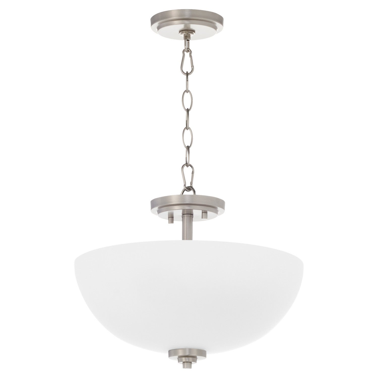 Quorum - 2800-15-165 - Three Light Dual Mount - Adams - Satin Nickel