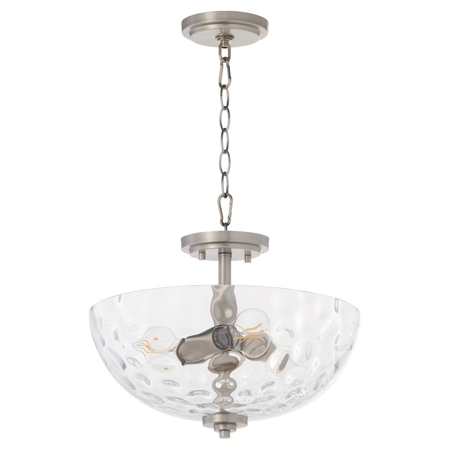 Quorum - 2800-15-265 - Three Light Dual Mount - Adams - Satin Nickel