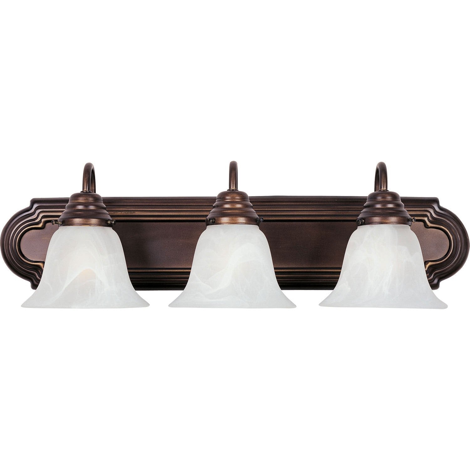 Maxim - 8013MROI - Three Light Bath Vanity - Essentials - 801x - Oil Rubbed Bronze