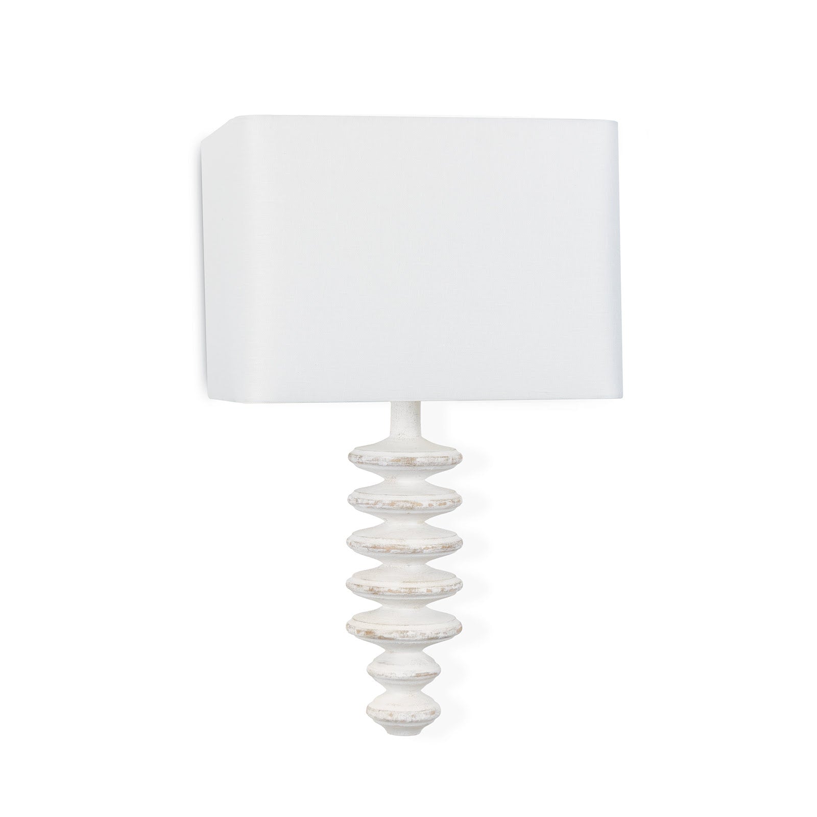 Regina Andrew - 15-1051WT - One Light Wall Sconce - Fishbone - White