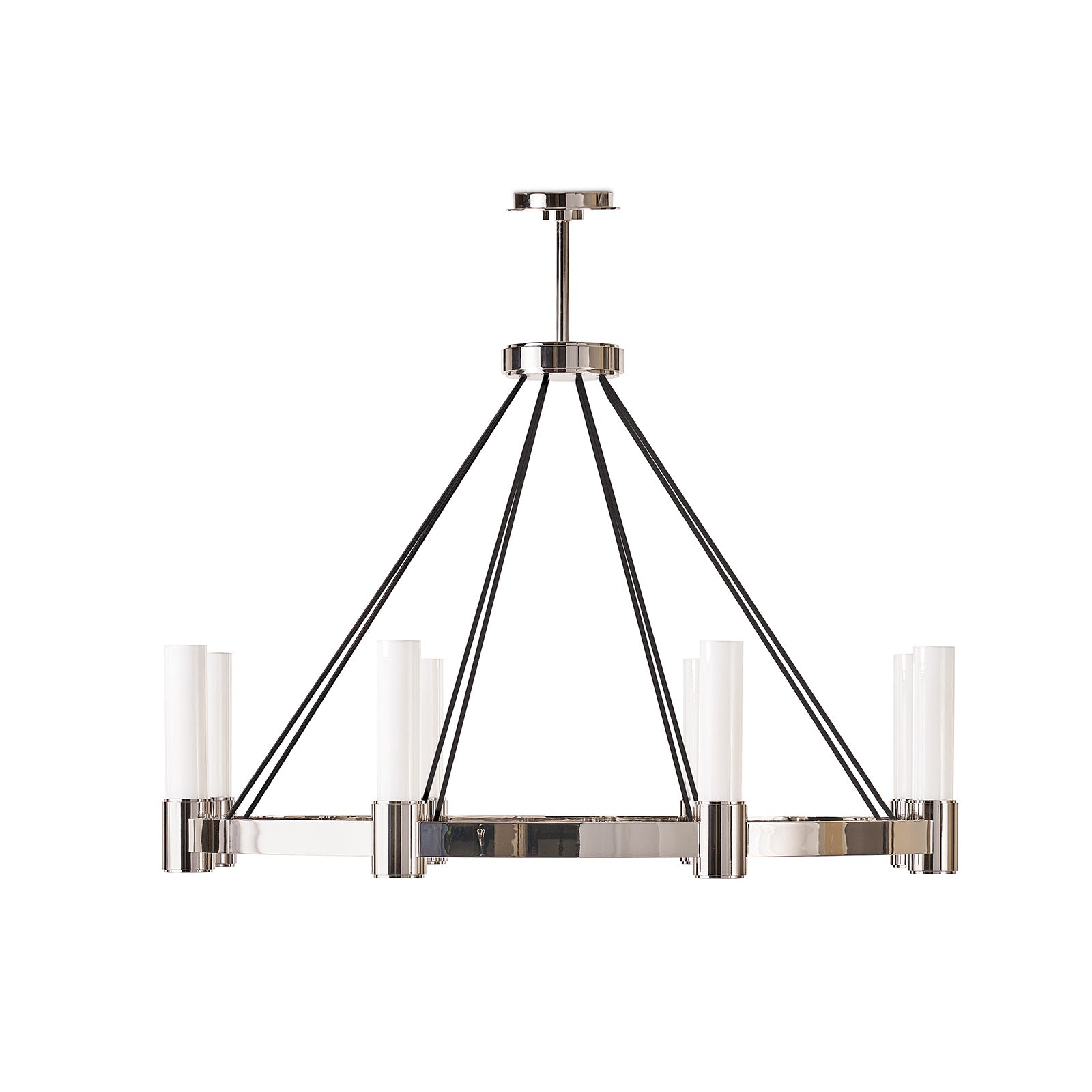 Regina Andrew - 16-1493PN - Eight Light Chandelier - Dixon - White