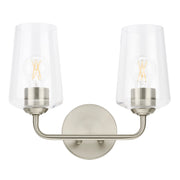Progress Lighting - P300540-009 - Two Light Bath & Vanity - Celino - Brushed Nickel