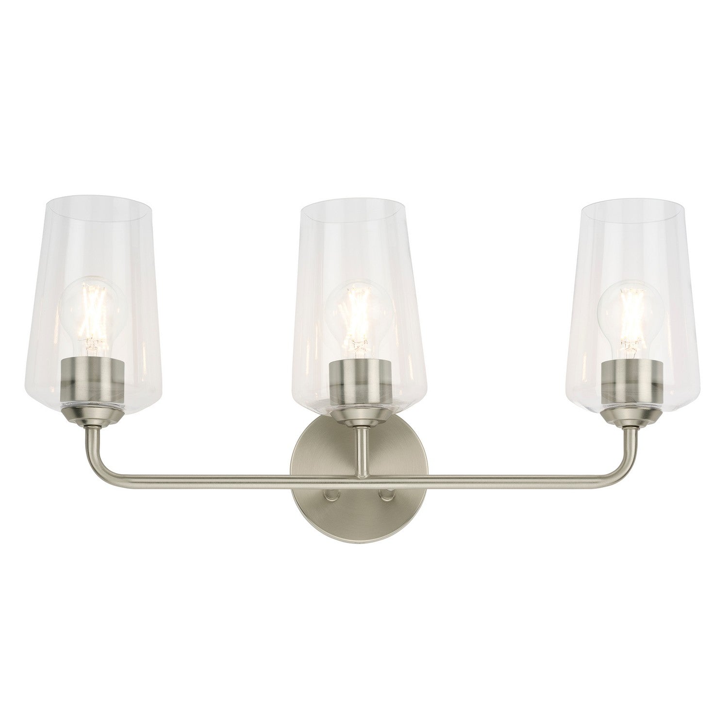 Progress Lighting - P300541-009 - Three Light Bath & Vanity - Celino - Brushed Nickel