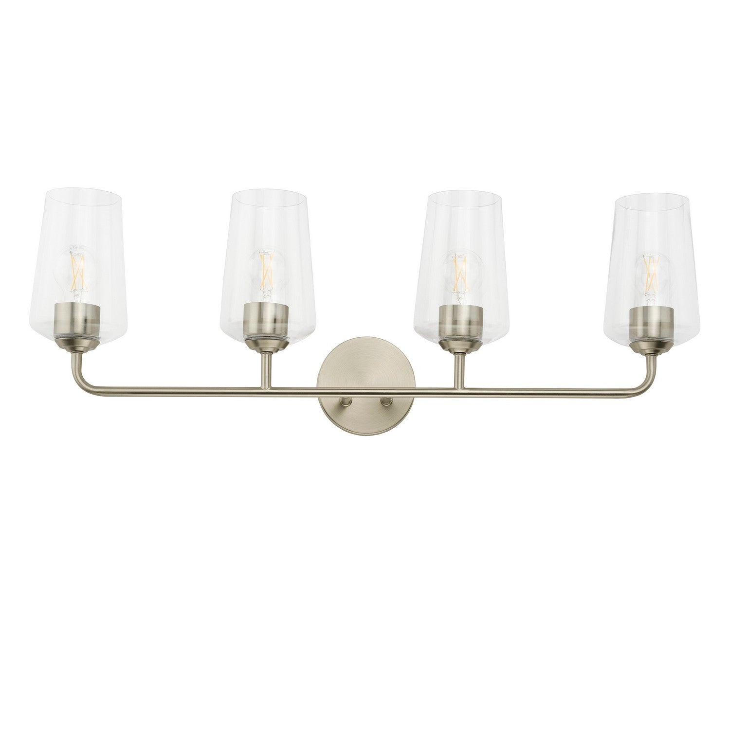 Progress Lighting - P300542-009 - Four Light Bath & Vanity - Celino - Brushed Nickel