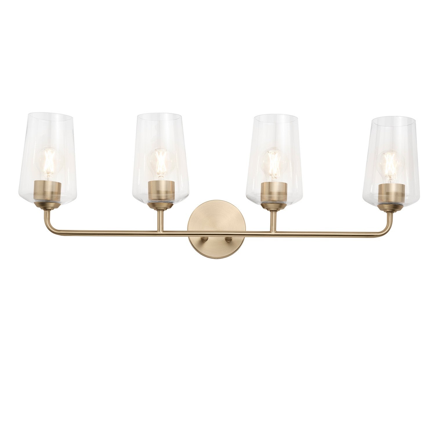 Progress Lighting - P300542-177 - Four Light Bath & Vanity - Celino - Champagne Bronze
