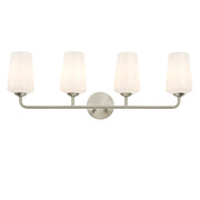 Progress Lighting - P300545-009 - Four Light Bath & Vanity - Celino - Brushed Nickel