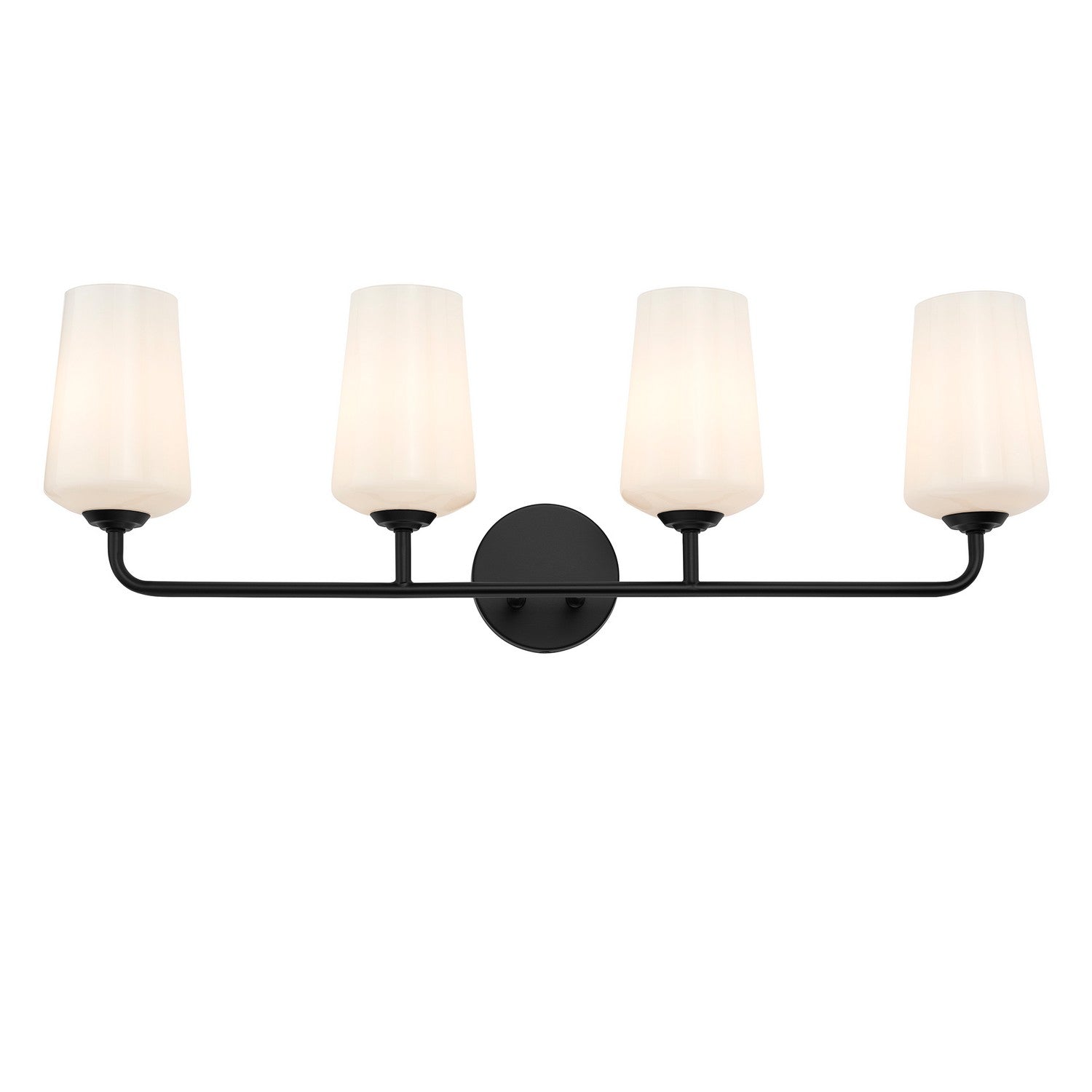 Progress Lighting - P300545-031 - Four Light Bath & Vanity - Celino - Black