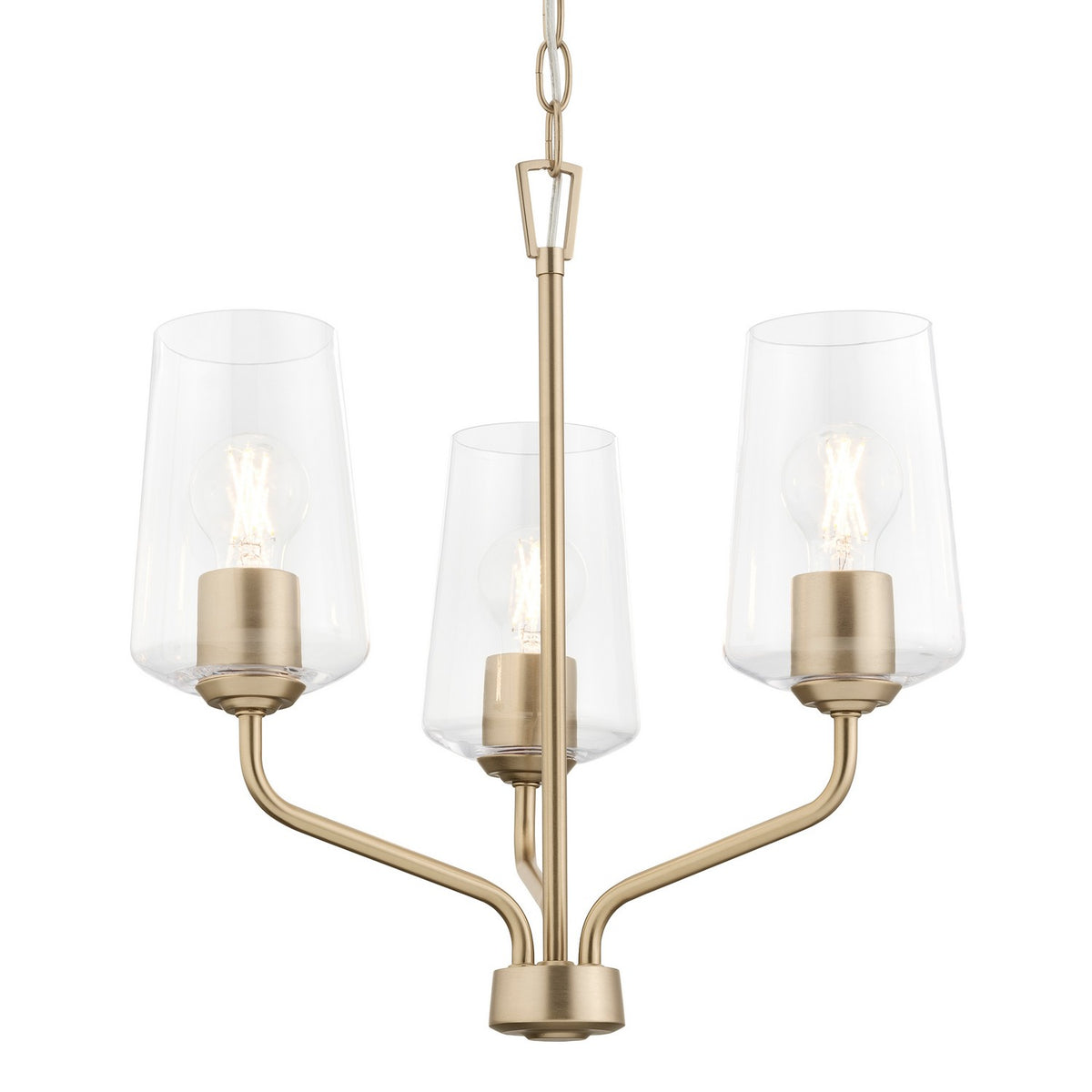 Progress Lighting - P400440-177 - Three Light Chandelier - Celino - Champagne Bronze