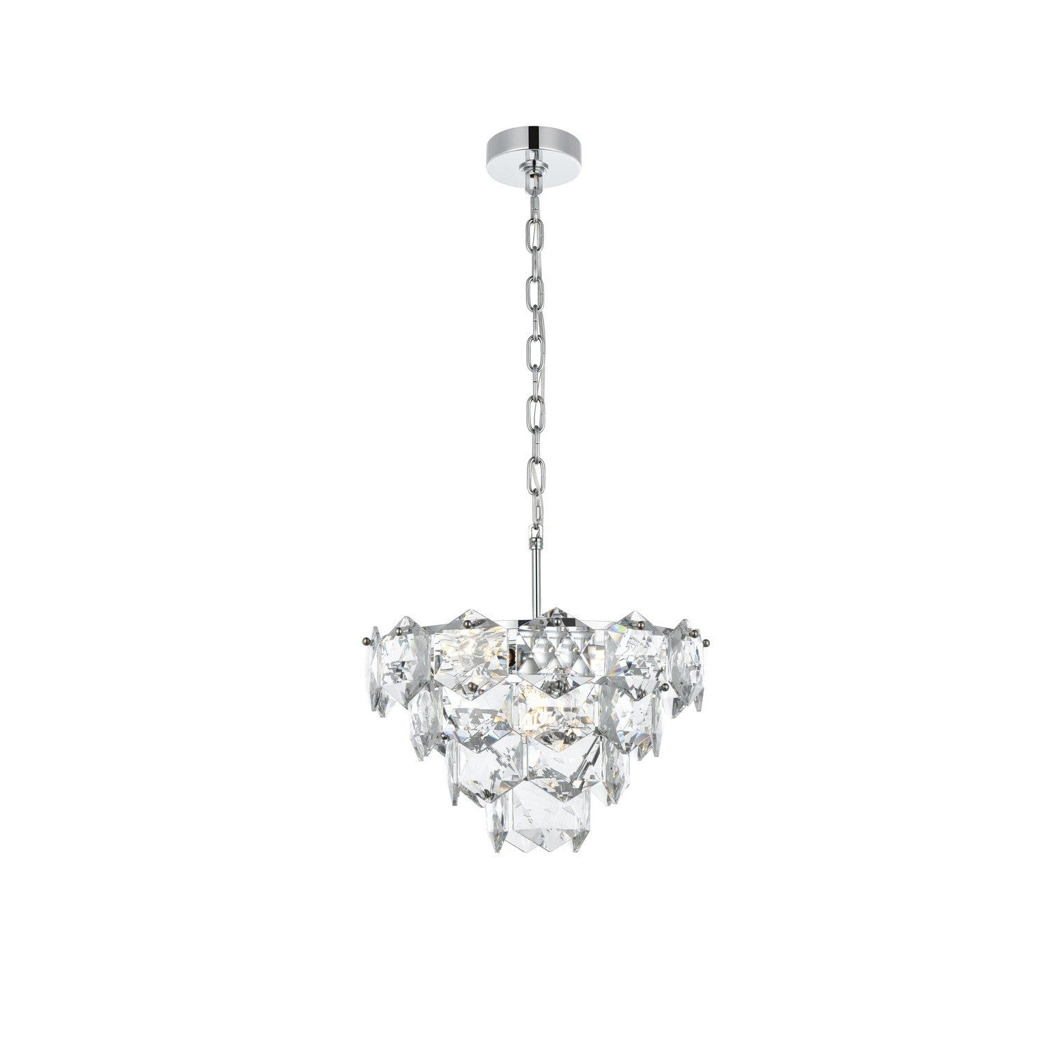 Elegant Lighting - 1050D16C - Six Light Chandelier - Adaline - Chrome
