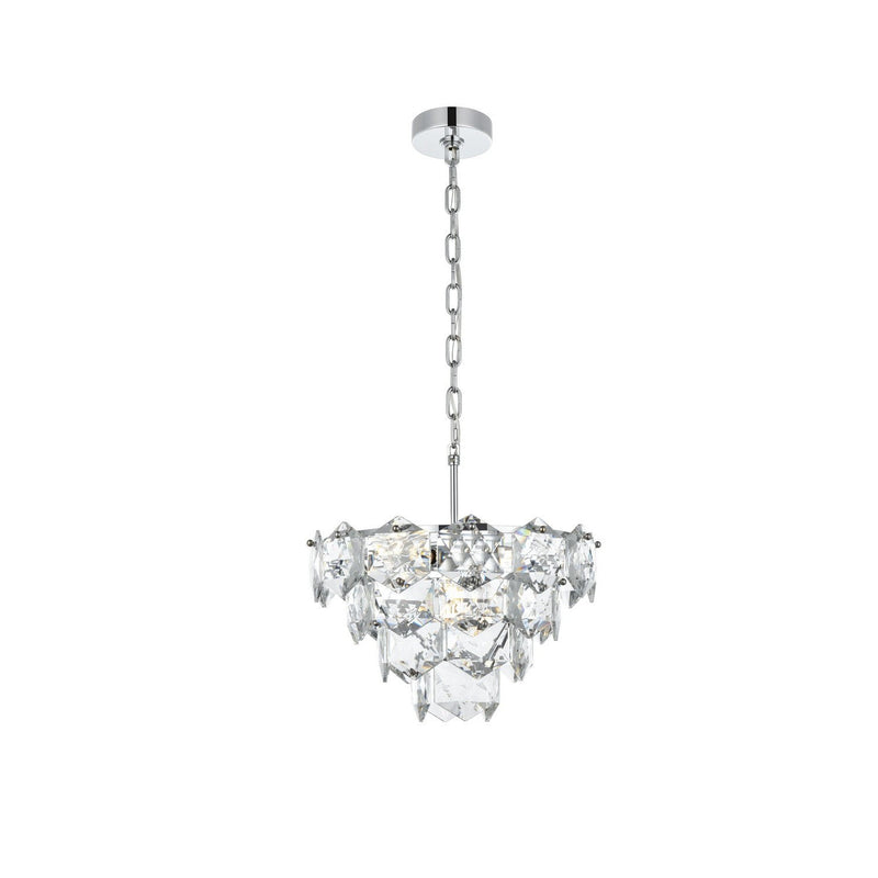Elegant Lighting - 1050D16C - Six Light Chandelier - Adaline - Chrome