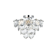 Elegant Lighting - 1050F16C - Six Light Flush Mount - Adaline - Chrome