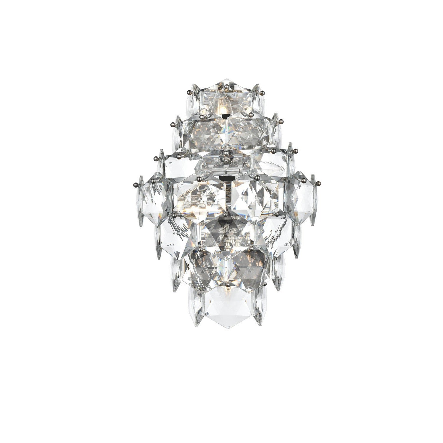 Elegant Lighting - 1050W18C - Four Light Wall Sconce - Adaline - Chrome