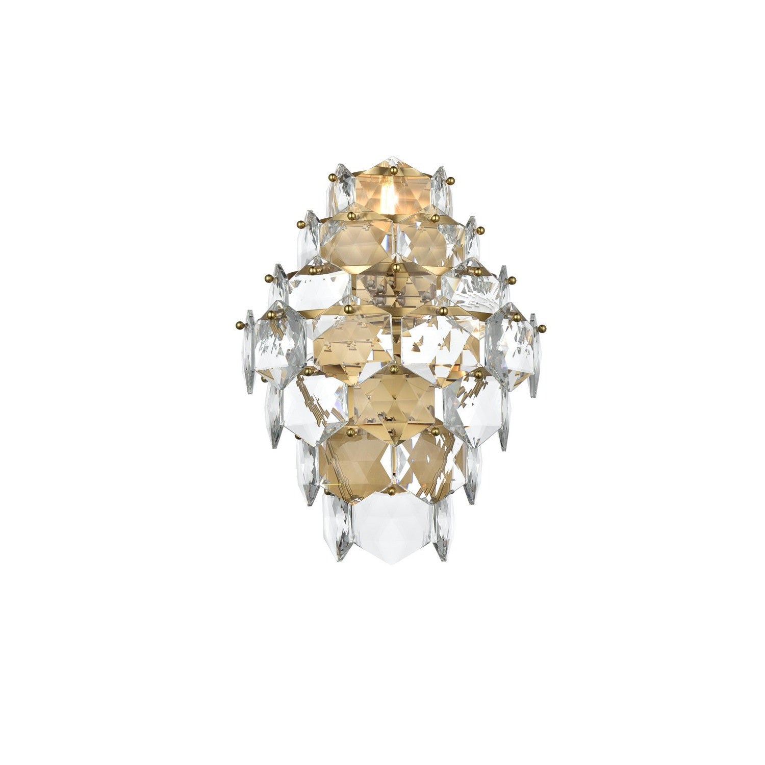 Elegant Lighting - 1050W18SG - Four Light Wall Sconce - Adaline - Satin Gold