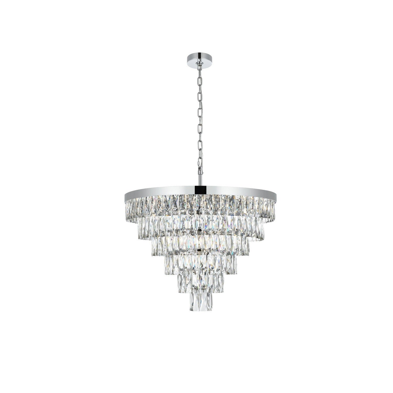 Elegant Lighting - 1060D27C - 13 Light Chandelier - Josephine - Chrome