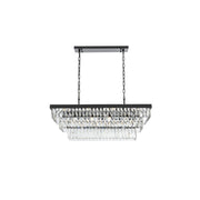 Elegant Lighting - 1060G36BK - 12 Light Chandelier - Josephine - Black