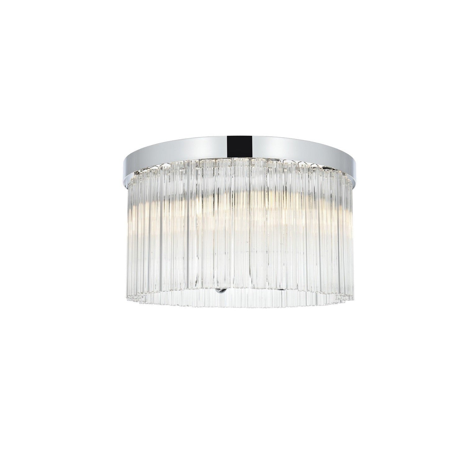 Elegant Lighting - 1070F16C - Four Light Flush Mount - Harlow - Chrome