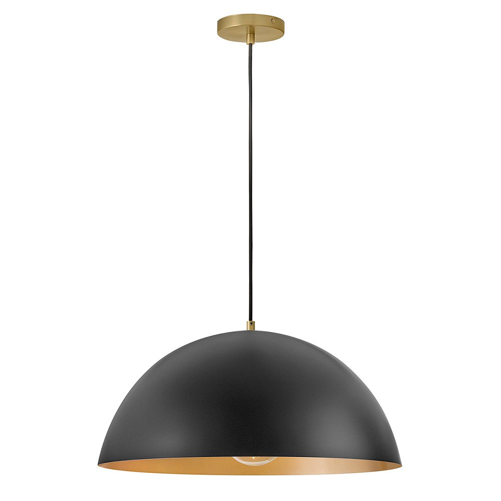 Lark - 83304BK - LED Pendant - Lou - Black