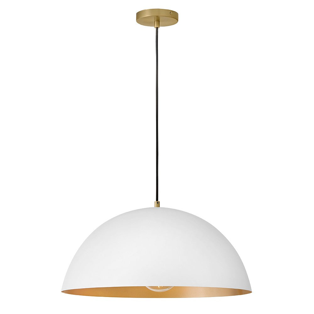 Lark - 83304MW - LED Pendant - Lou - Matte White