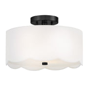 Lark - 84381BK - LED Semi-Flush Mount - Bliss - Black