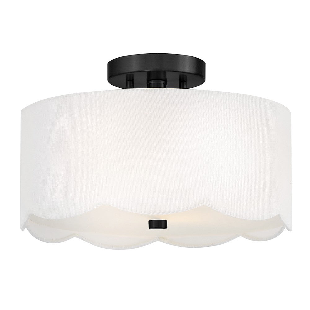 Lark - 84381BK - LED Semi-Flush Mount - Bliss - Black